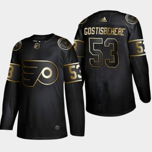Philadelphia Flyers Trikot Shayne Gostisbehere #53 2019 NHL Golden Edition Schwarz Authentic Player